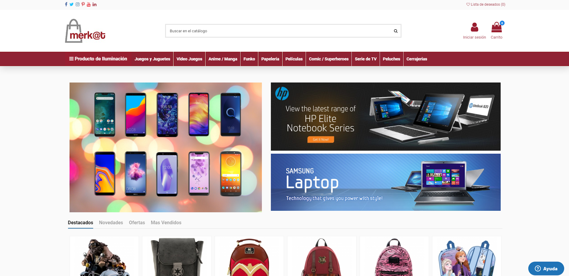 web merkat - Dise&ntilde;o Tienda Online