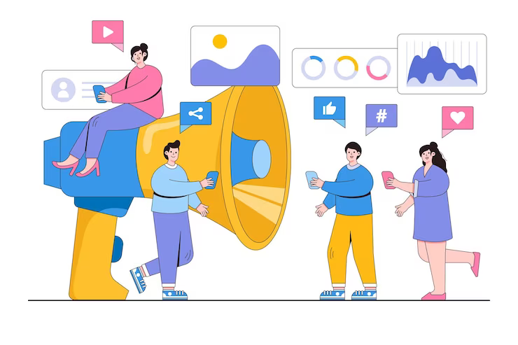 Marketing Digital Digital Marketing illustration - Marketing Digital