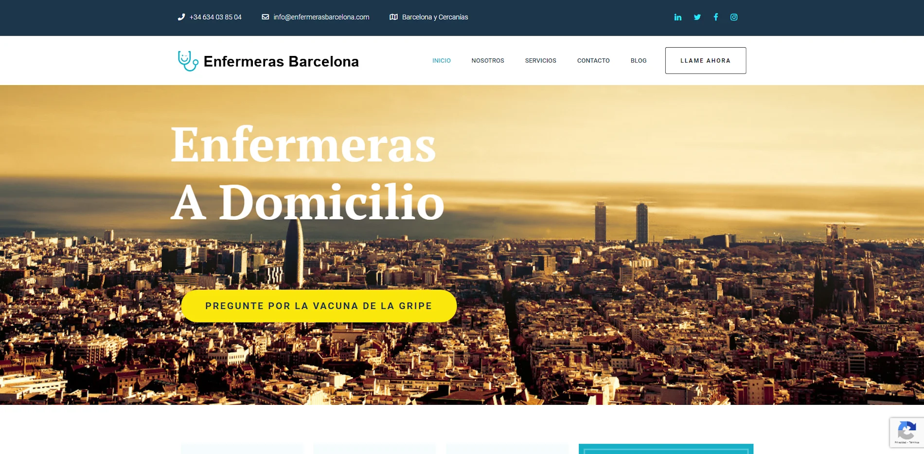 web enfrmeras - Nuestros Proyectos