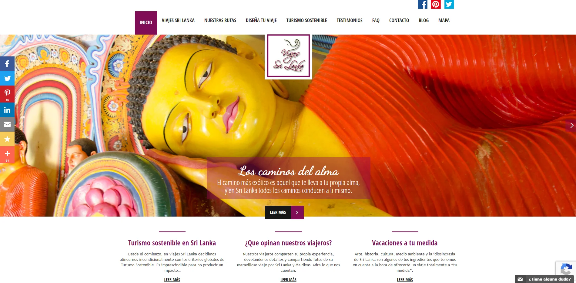 Posicionamiento Web Cáceres web srilanka - Posicionamiento Web Cáceres